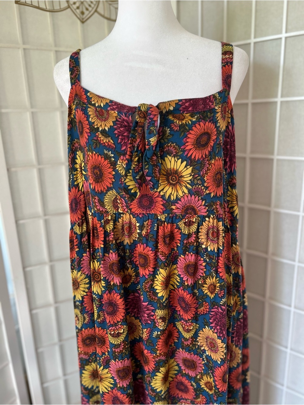 Natural Life Sunflower Floral Maxi Dress – Size XL 🌻 - Picture 2 of 7
